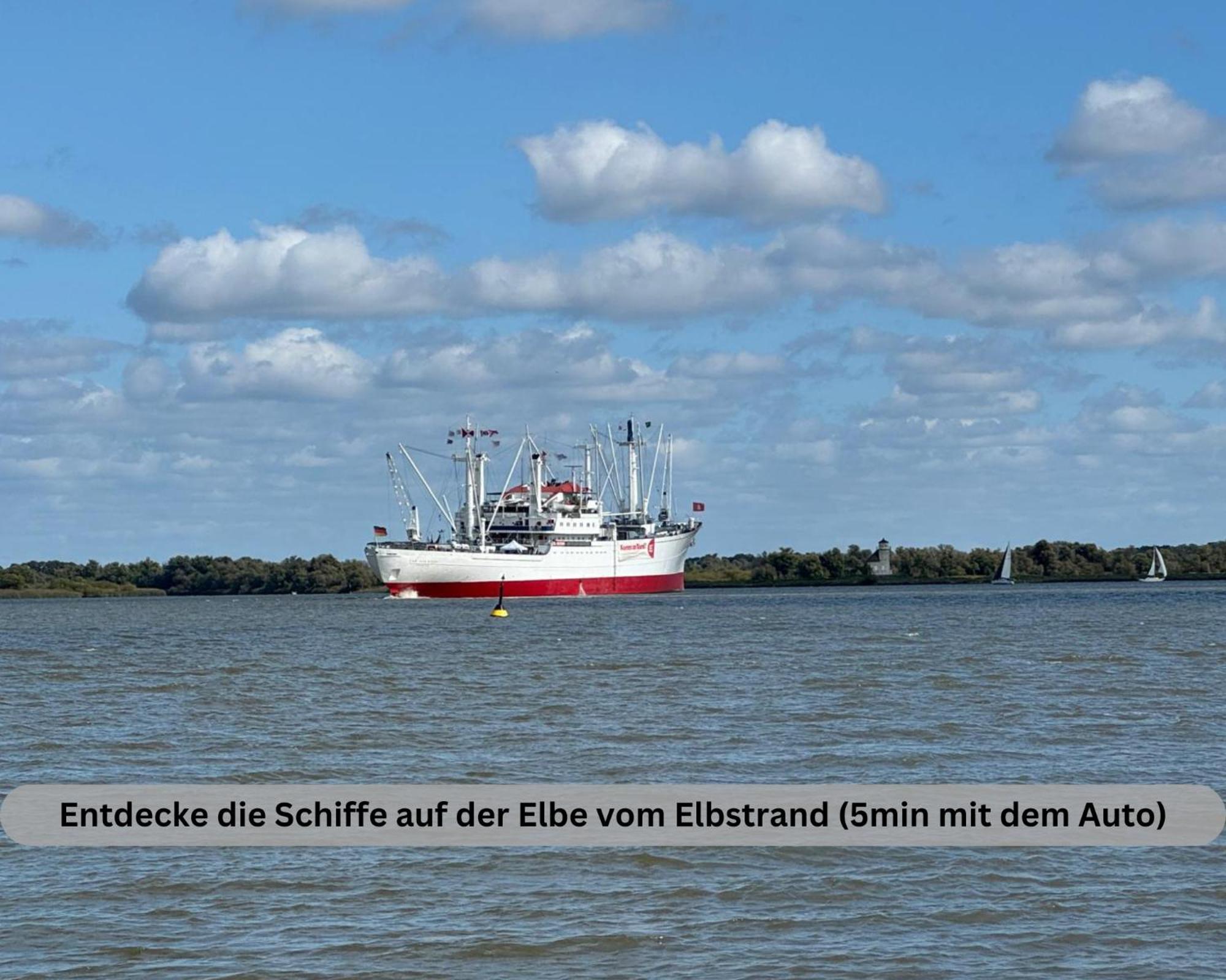 Lodge Of Africa - Einzigartige Themenzimmer, Eingezaeunten Garten, Sauna, Whirlpool & Kamin, Hunde Willkommen, Gasgrill, Voll Ausgestattete Kueche, Grosser Essbereich, Hamburg & Stade In Der Naehe Twielenfleth Zewnętrze zdjęcie