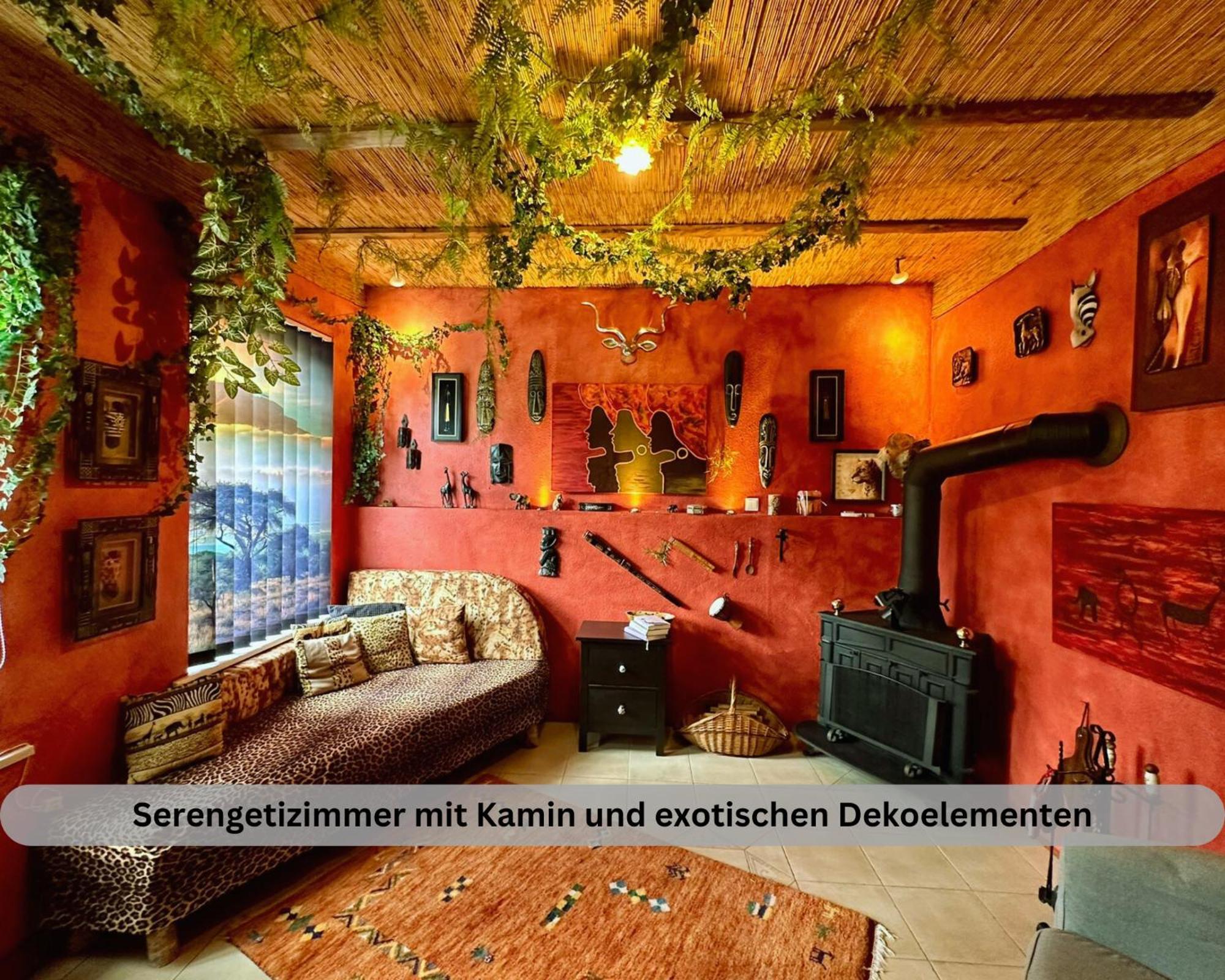 Lodge Of Africa - Einzigartige Themenzimmer, Eingezaeunten Garten, Sauna, Whirlpool & Kamin, Hunde Willkommen, Gasgrill, Voll Ausgestattete Kueche, Grosser Essbereich, Hamburg & Stade In Der Naehe Twielenfleth Zewnętrze zdjęcie